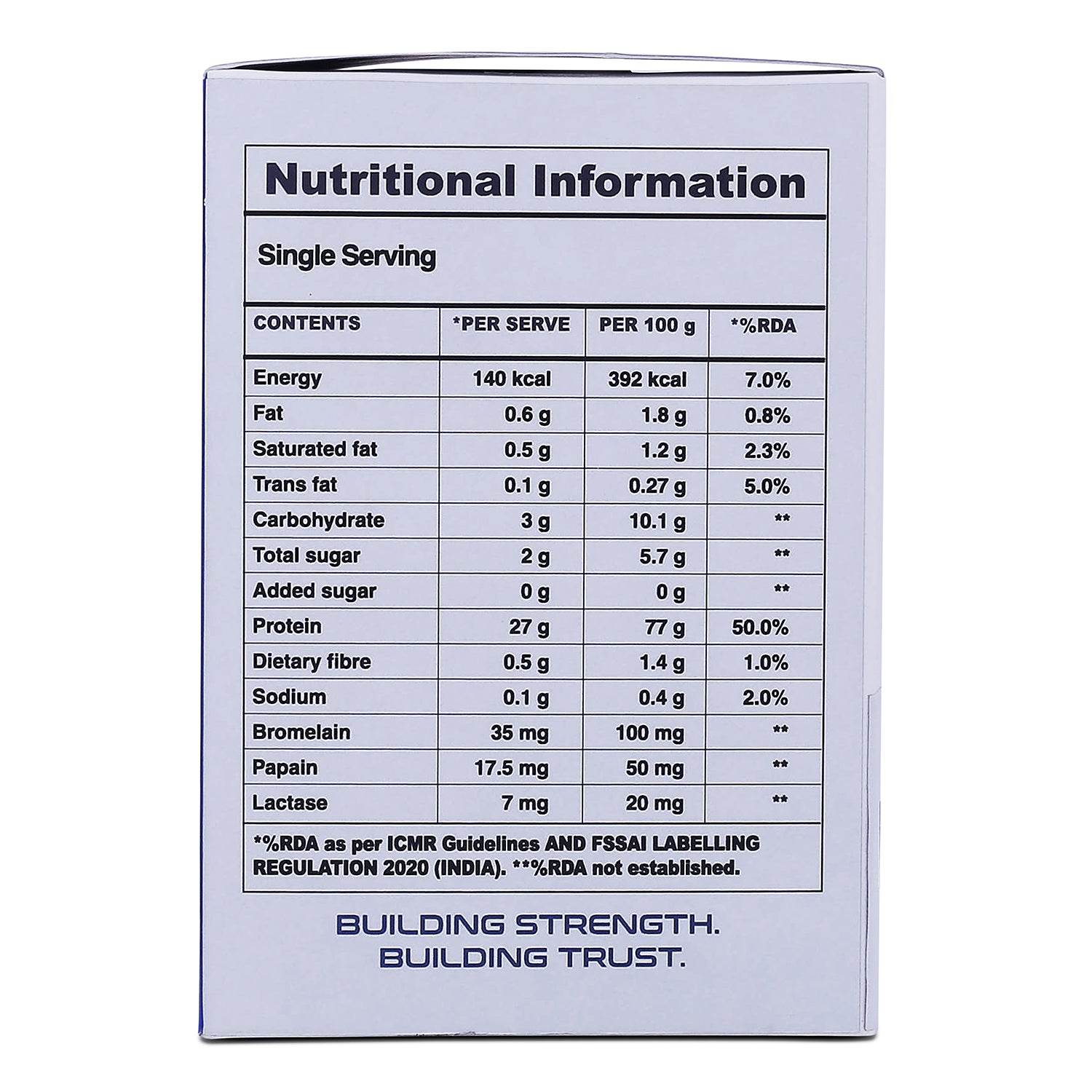 Apex Vitals 1 Whey Protein Powder | Whey Protein Concentrate Blend | Grass-Fed Whey | 27g Protein/Scoop | 10g EAA+5G BCAA | Digestive Enzymes | FDA & FSSAI Certified | Assorted Sachet Box of 10