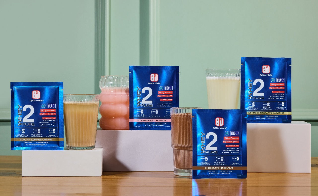 Whey 2 Pure Whey Protein Isolate & Hydrolyzed – 300 g (10 × 30 g Sachets)